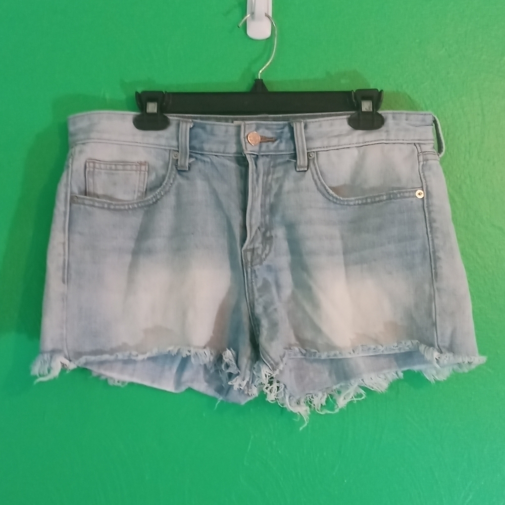 Lucky Brand Light Wash Distressed Jean Shorts